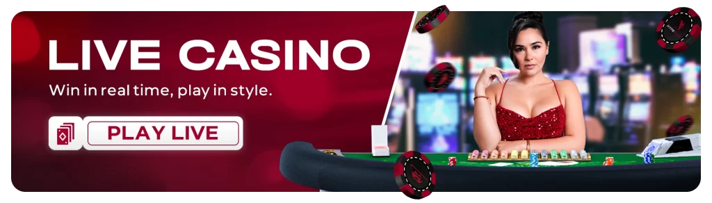 Live casino lobby on JLMAAM platform showcasing real-time gaming tables